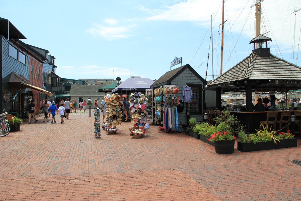 Bowen's Wharf, Newport, Rhode Island, USA by Spellweaver