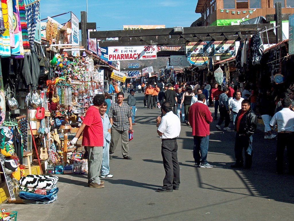 Shopping near La Bufadora by Eric Caselton