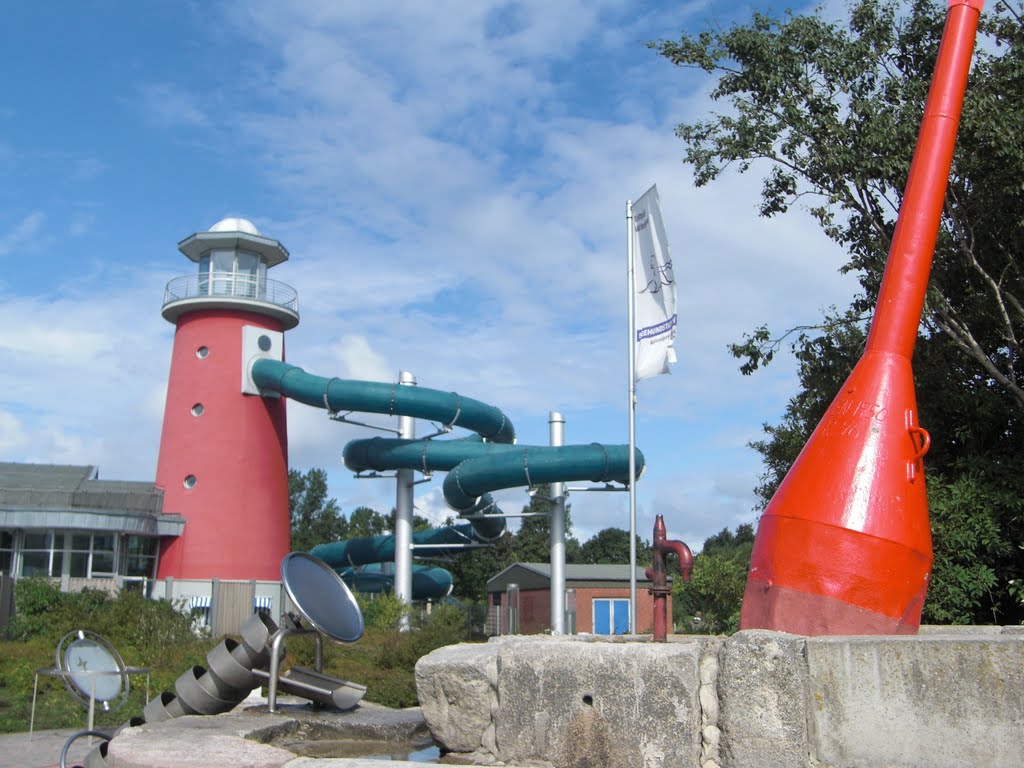 Ocean-wave...freizeit-bad...norddeich by f.h ehrenberger germany