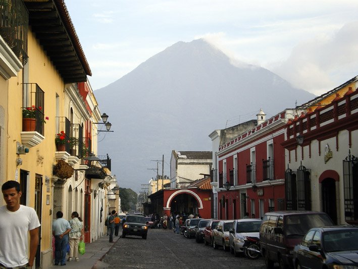 Volacano Agua Antigua Guatemala by Terry Culver