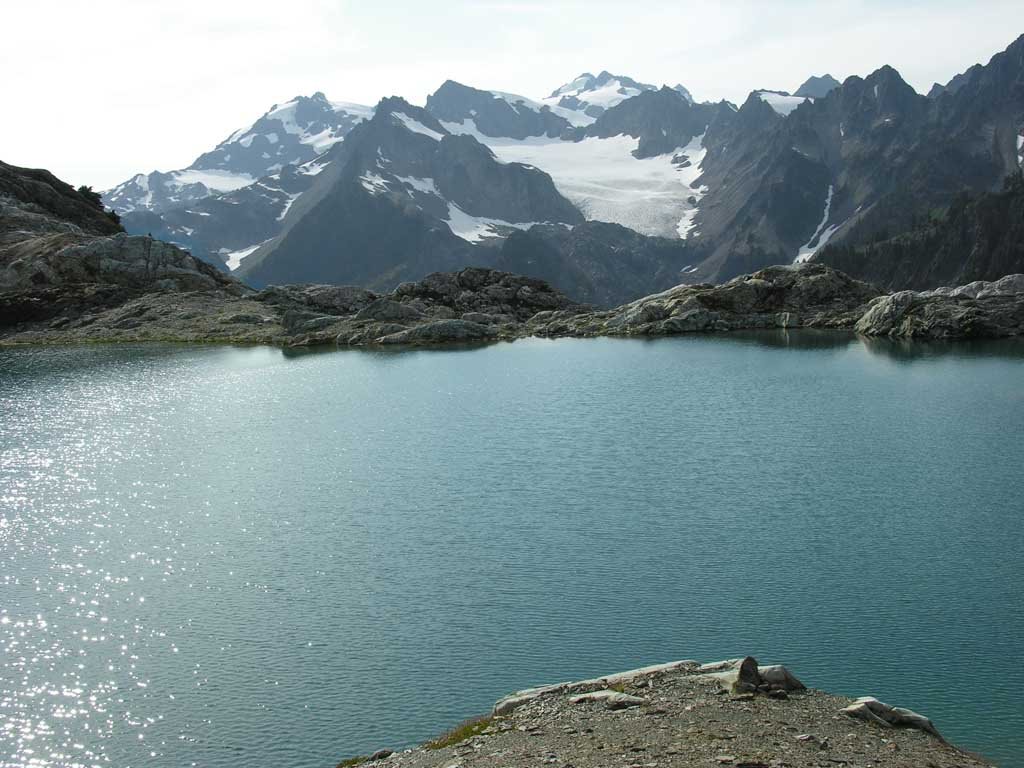 Lake near Dodwell-Rixon Pass - 200608LJW by Larry Workman QIN