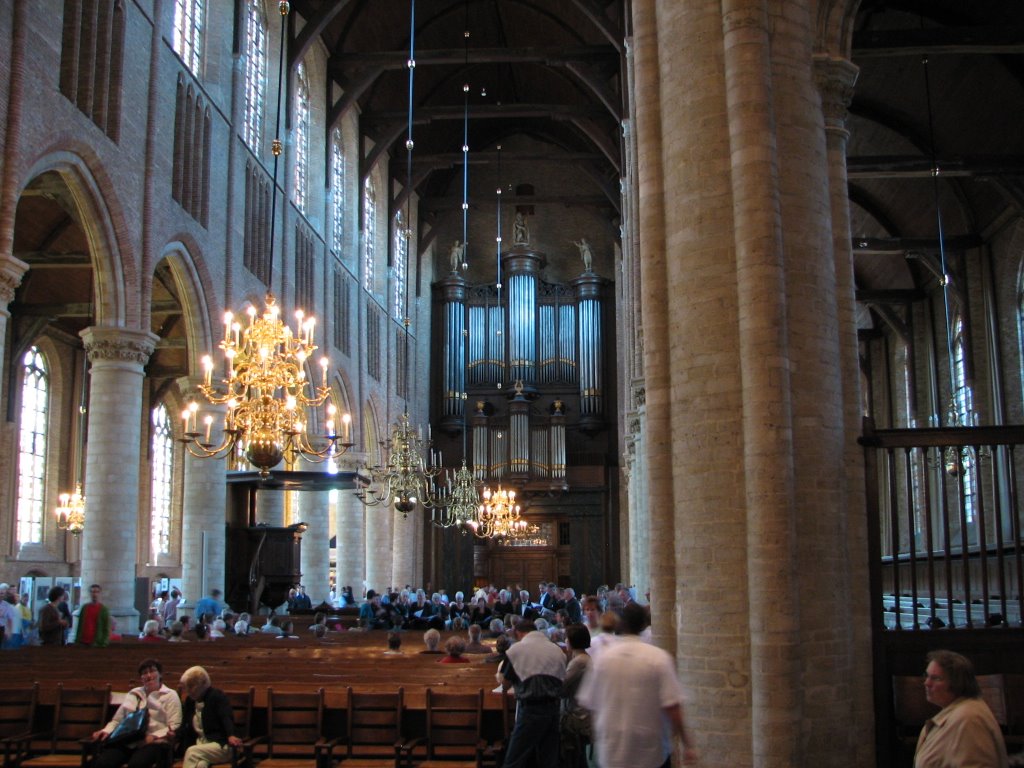 New Church Interior, towards organ by Arjan Knulst