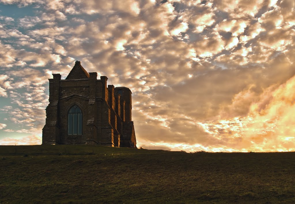 St.Catherines Chapel at sunset by Kelvin Ryan