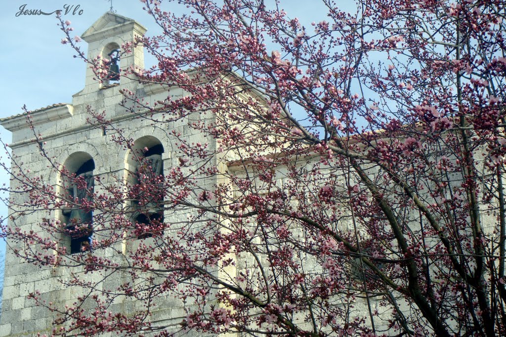 San Llorente - Iglesia de San Pedro - Primavera by Ratpenat