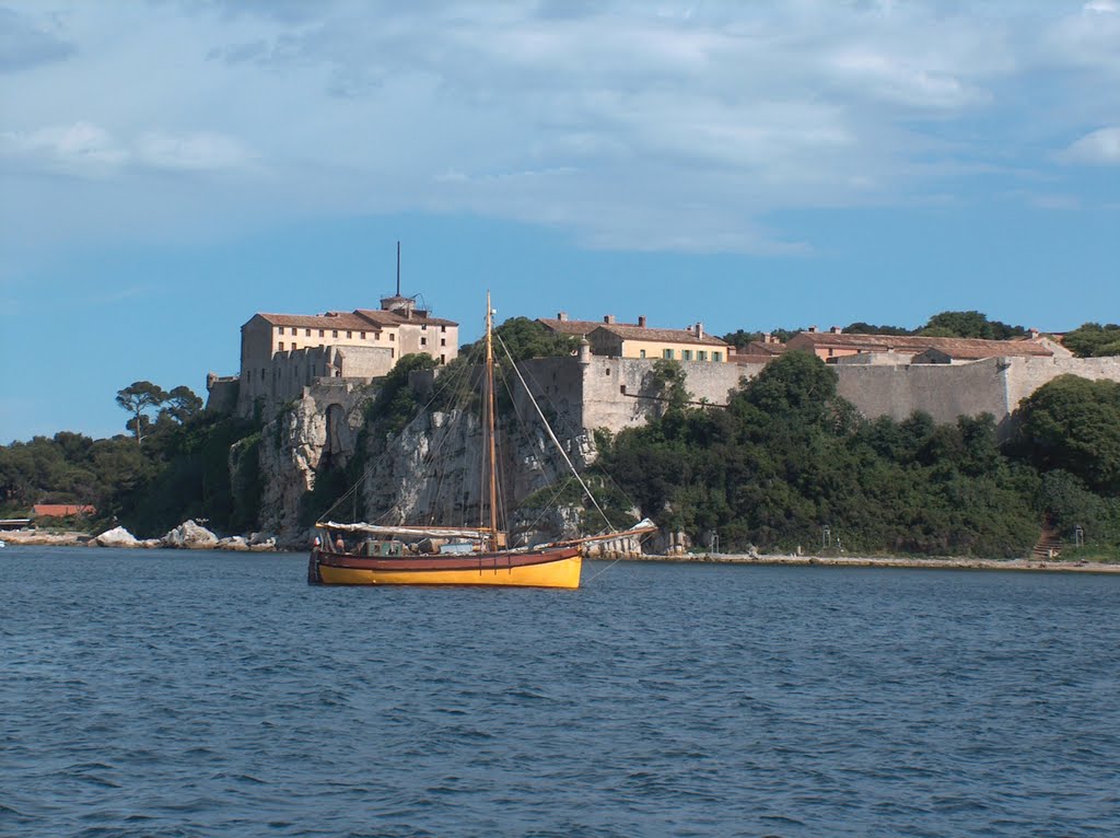 Fortress of Saint Margaret island, France by Peter Kesselyak