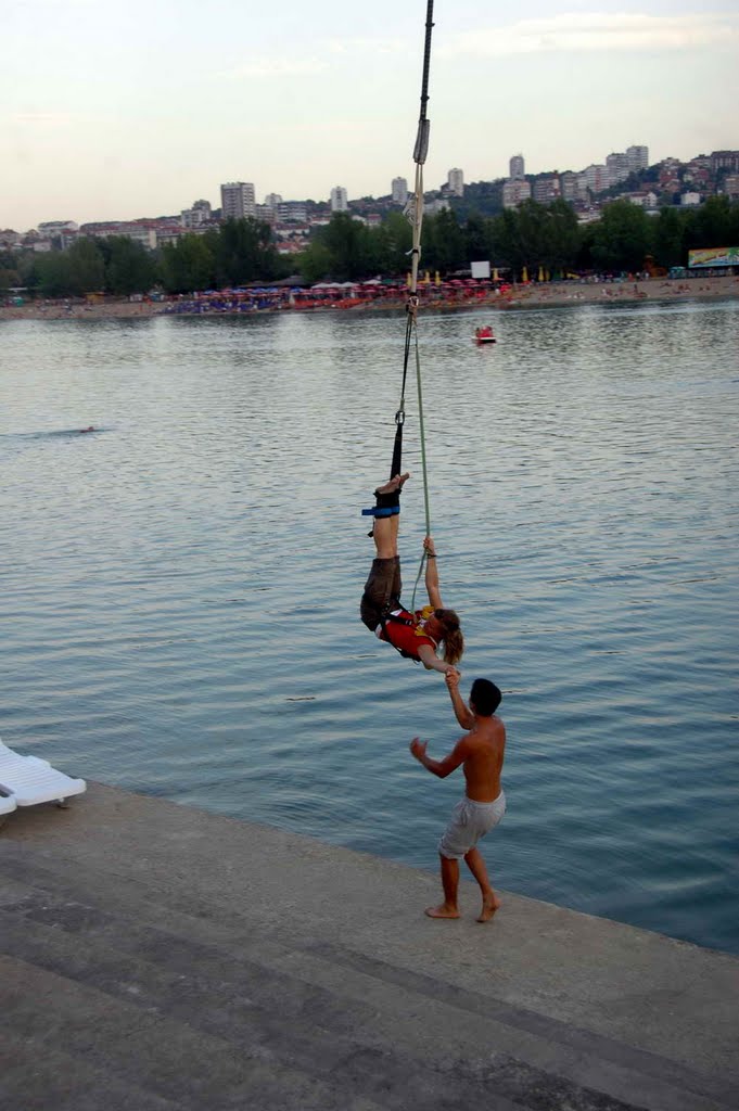 Bungee Jump na Adi Ciganliji by Teča sa Dunava