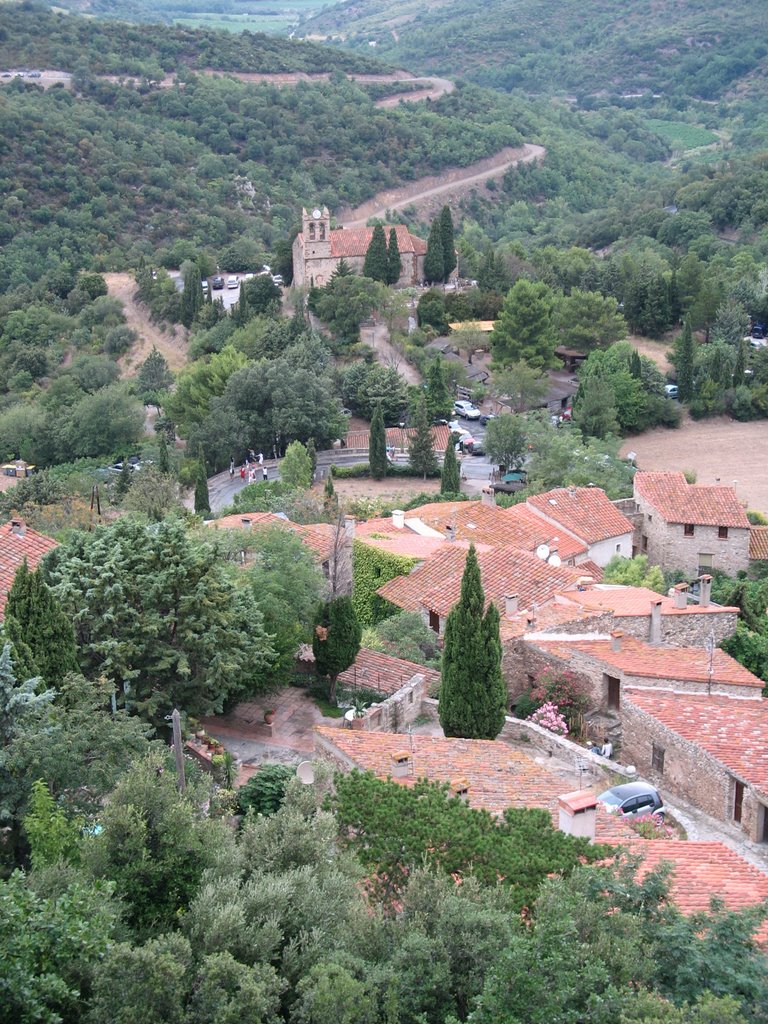 Castelnou: vue du château by methical