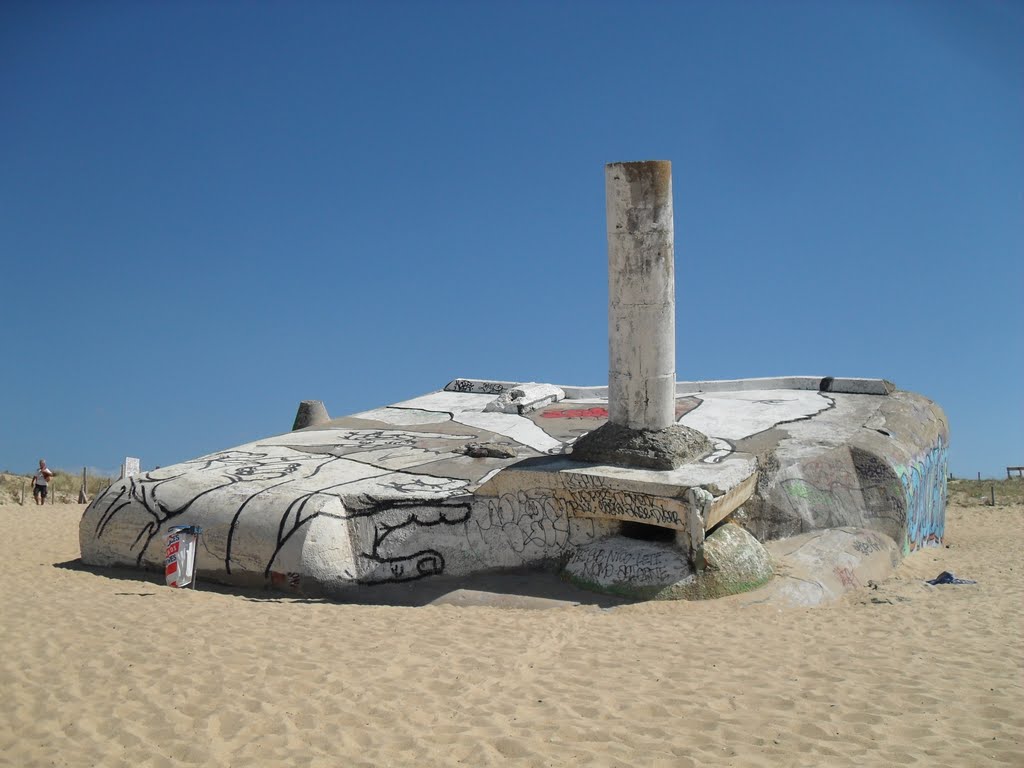 Blockaus de la plage du métro face ouest by david ollagnon