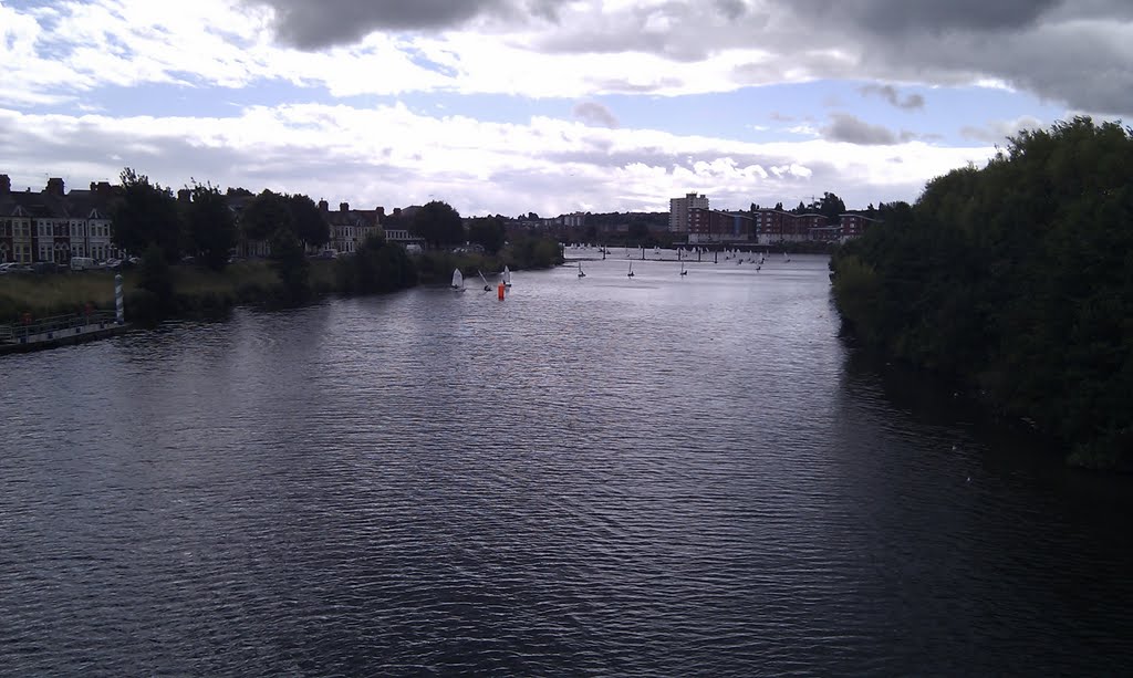 Regatta on the River Taff, Cadiff Bay by Dee Duble Yuh