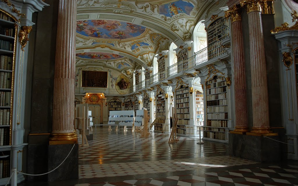 Admont, Bibliothek Benediktinerstift by Hans J.S.C. Jongstra