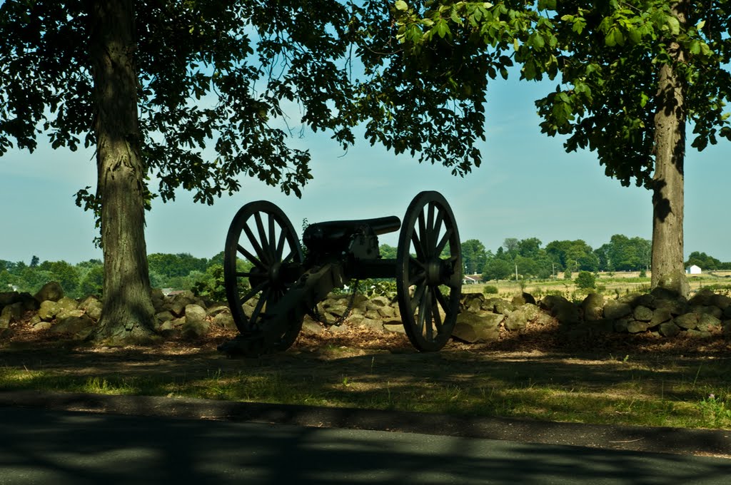 Confederate Canon at Seminary Ridge by Ed McCarthy