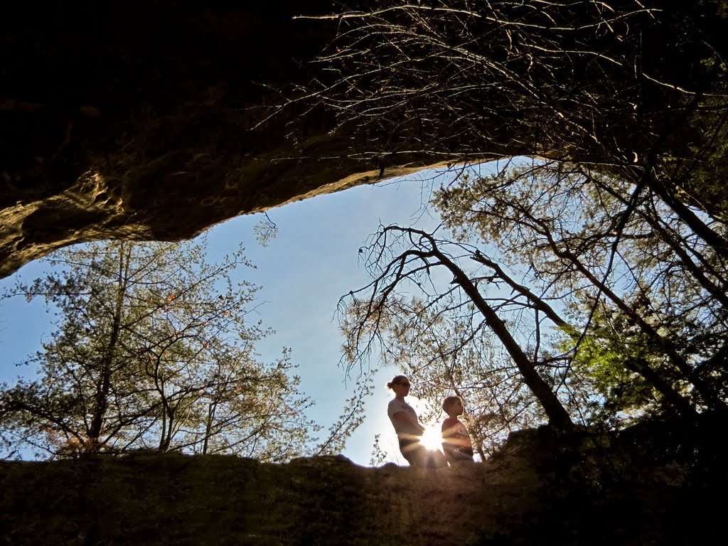 Sky Bridge of the back side (Red River Gorge, KY). by Kalin Ranchev