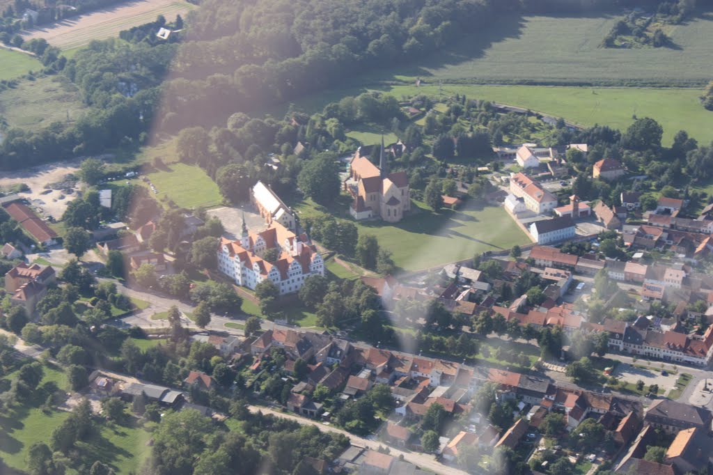 Doberluger Schloß- und Klostergelände, Luftbild by Arne Kühn