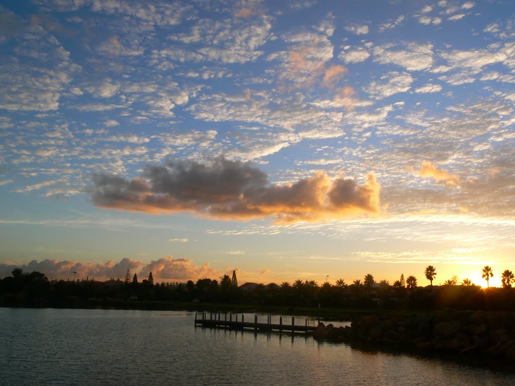 Morning at South Beach by Cindy Breen