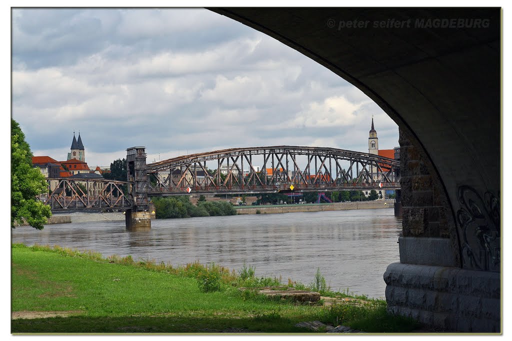 Elbansicht unter der Sternbrücke by Peter MD