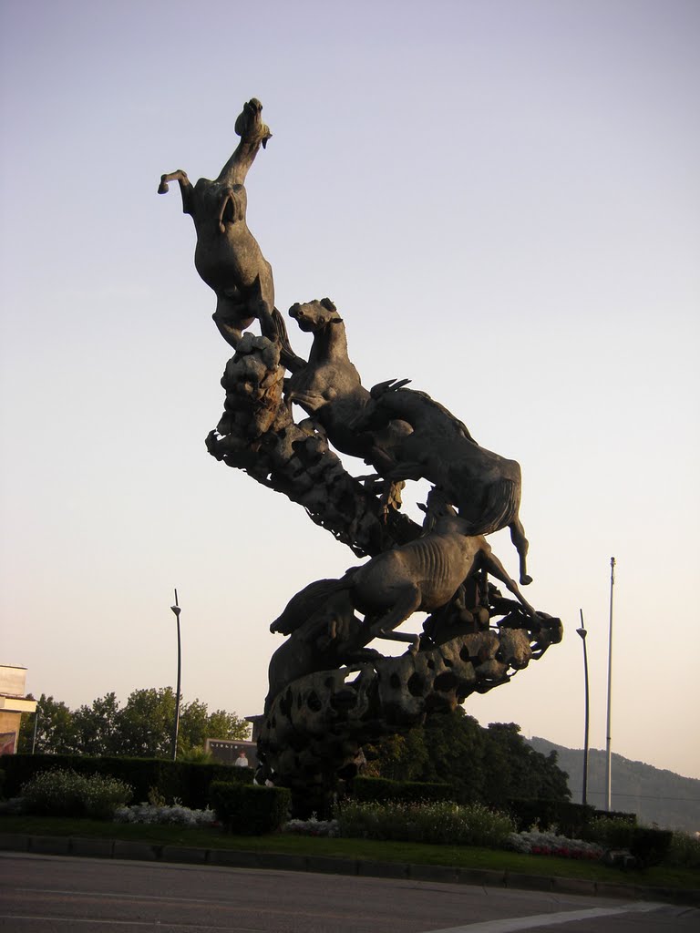 Caballos Plaza España by rla1981