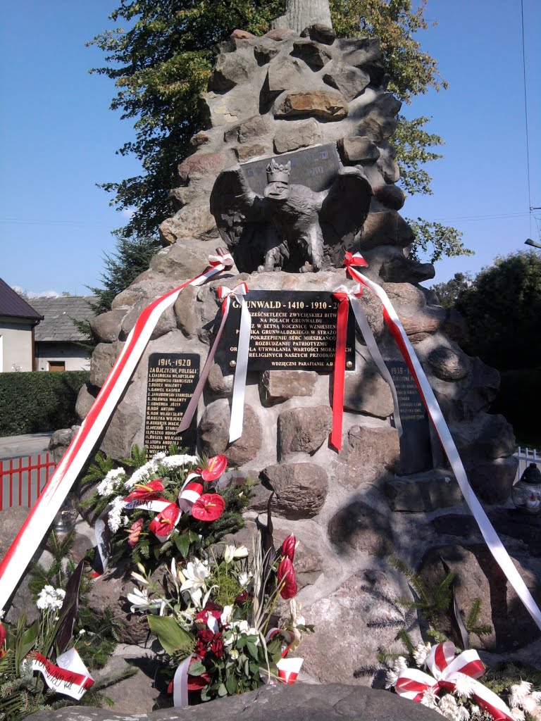 Pomnik "Grunwald" w Strażowie (Strażów) nowe tablice by Jacek Gancarz