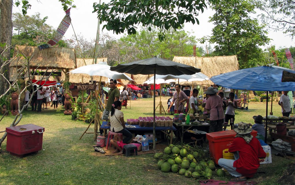 Buriram, Thailand. Business is everywhere in Thailand. by Eivind Friedricksen