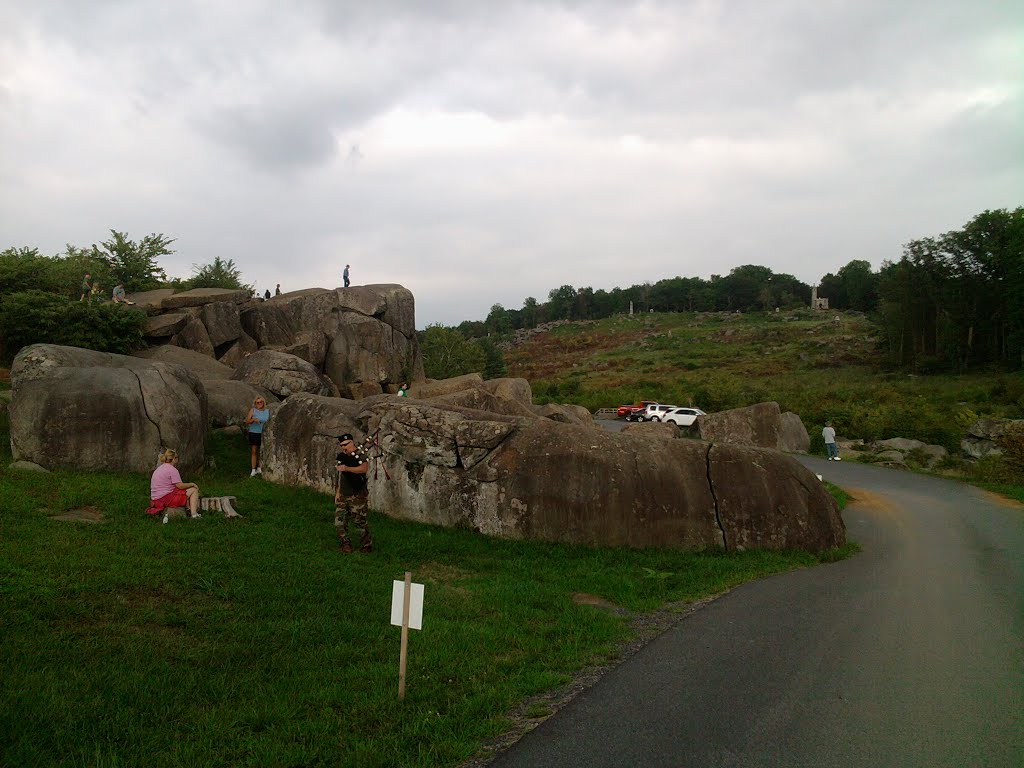 Devil's Den and Little Roundtop by Christopher Hastings