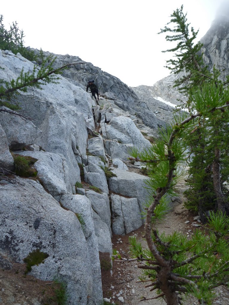 Coming Down Aasgard Pass by Jason Grube