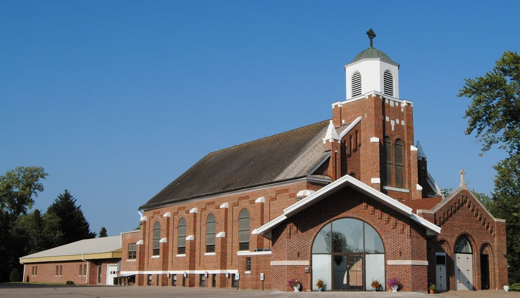 St Wenceslaus Catholic Church, Milladore, Wisconsin by farmbrough