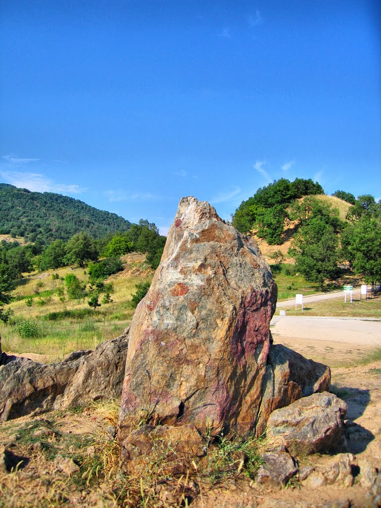 Starosel-The Thracian Tomb 400 Y . BC- the sacrificial stone, Старосел- Тракийски жертвен камък by Mariyana Mirandzheva