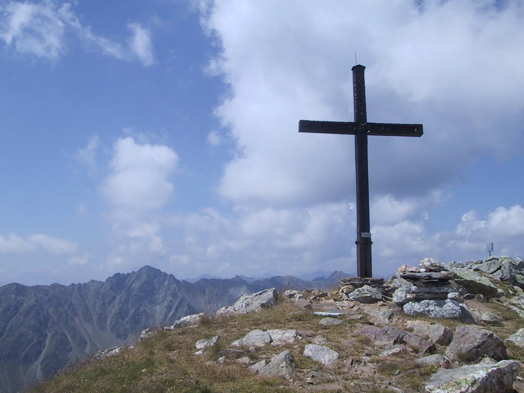 Gipfelkreuz Salzkofel (39) mit Grakofel by Norbert Steinwendner