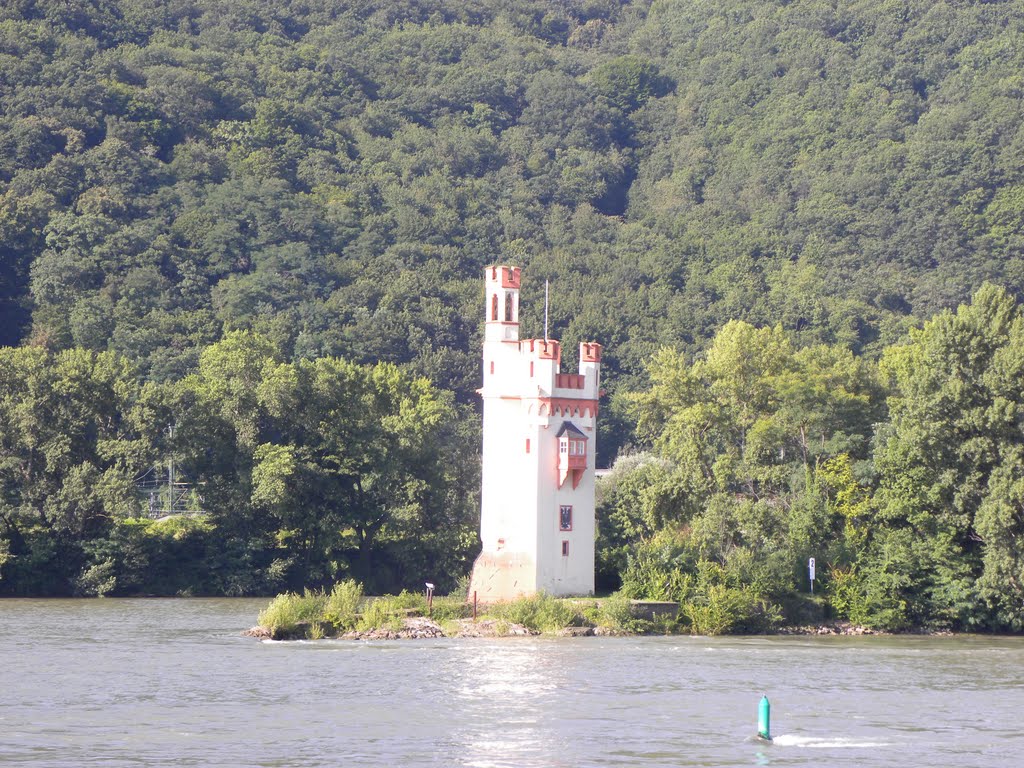 Rhein mit Mäuseturm by Anakinkris