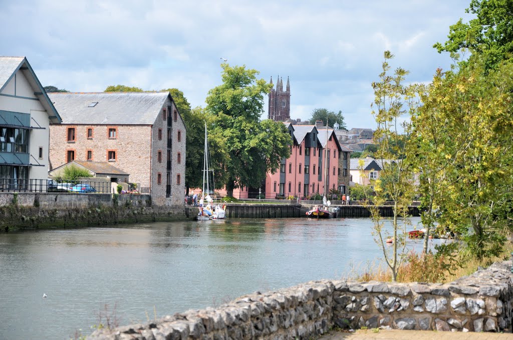 The River Dart ( Totnes ) by David Keith Langdon