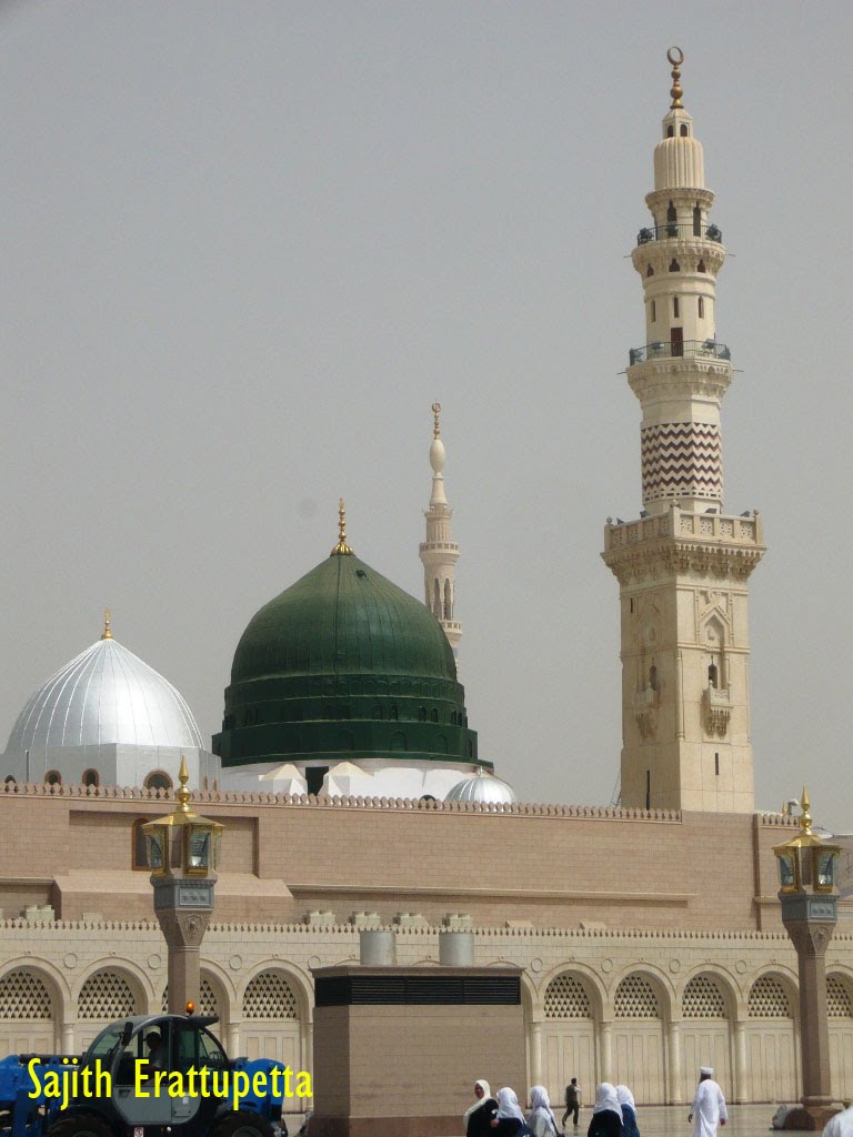 Masjid nabawi, madeena by Sajith Erattupetta