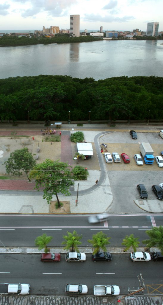 Panorâmica Rua da Aurora, Vista do Ed. Alfredo Bandeira - 10º andar - Rio Capibaribe by Charles Northrup