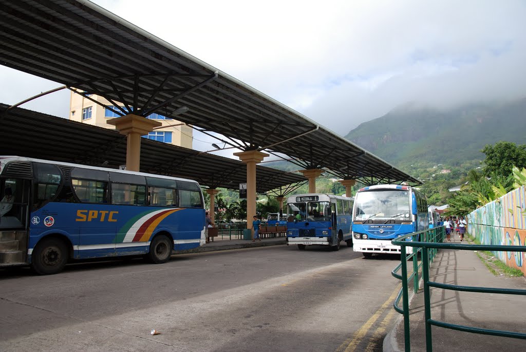 Victoria, Mahe, Seychelles, Central Ward, Bus Terminal by Helena Milli