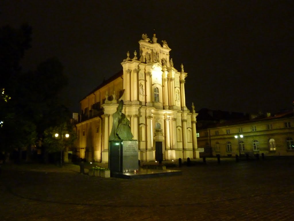 Kościół Wizytek z pomnikiem Kardinała Wyszyńskiego / Nuns-of-Visitation-church with monument for cardinal Wyszynski by Panzerknacker