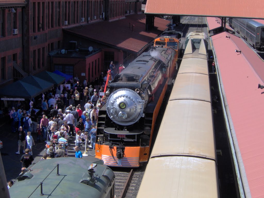 Train day at union station by trainfan27