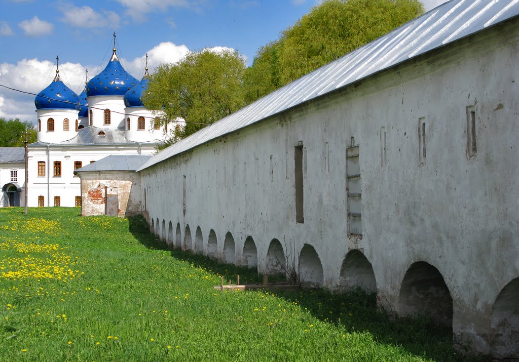 St.George's (Yuriev) Monastery, Veliky Novgorod by Assedeau