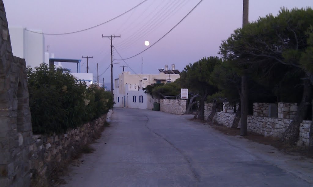 Main road Ampelas Paros by Thanassis M