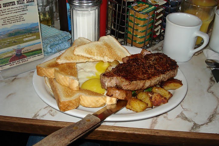 Steak and Eggs at Chuckwagon by balcky