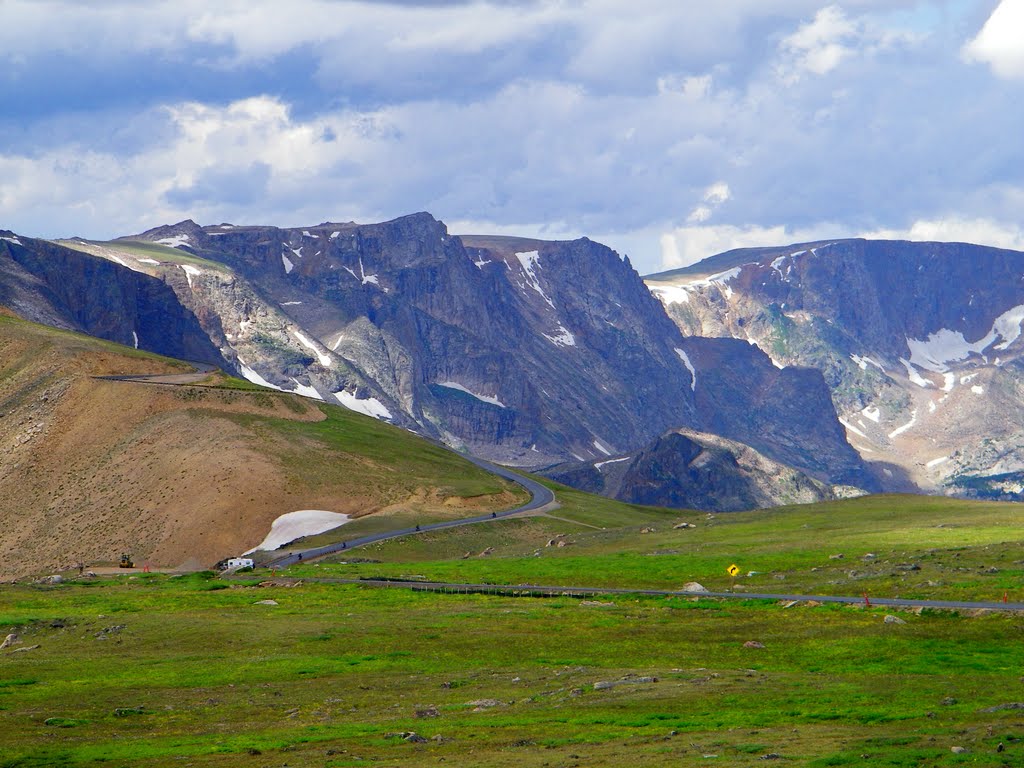 Approaching western slope of The Beartooth Highway by Will Noble