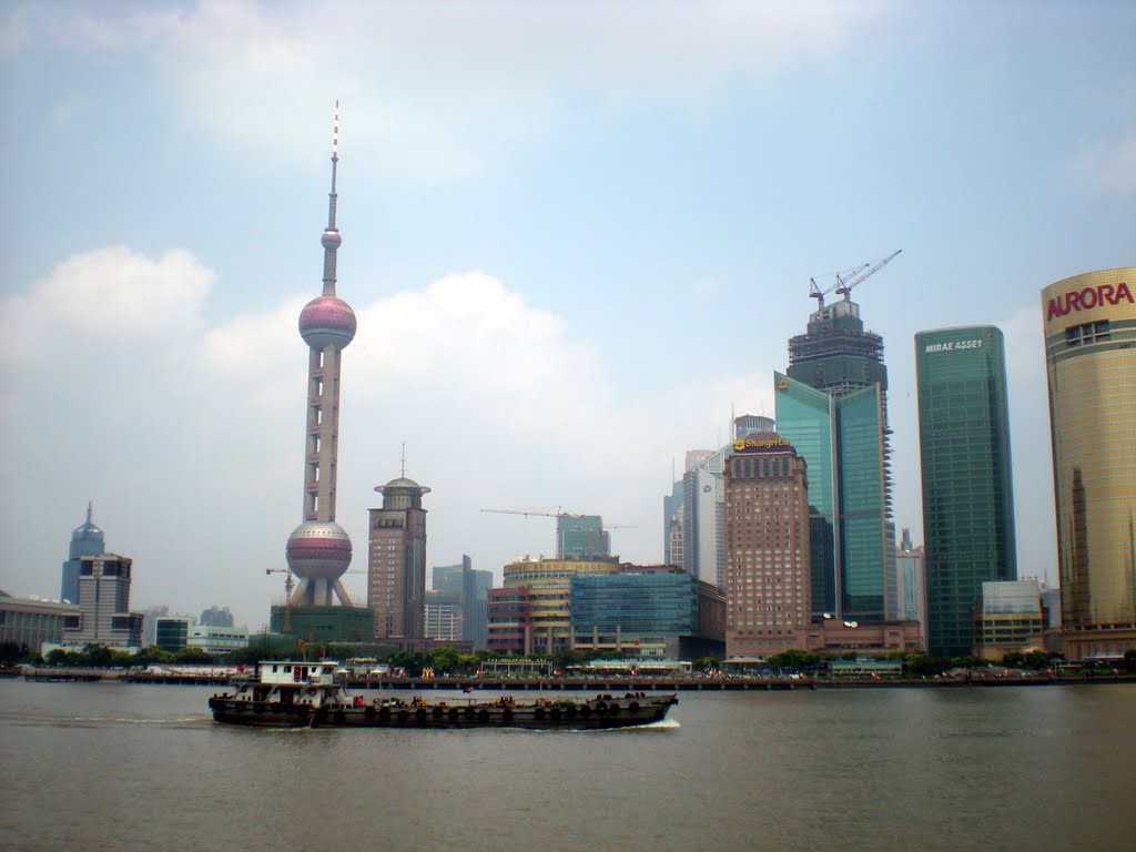 Huangpu River - Pudong by Pimenov Sergey