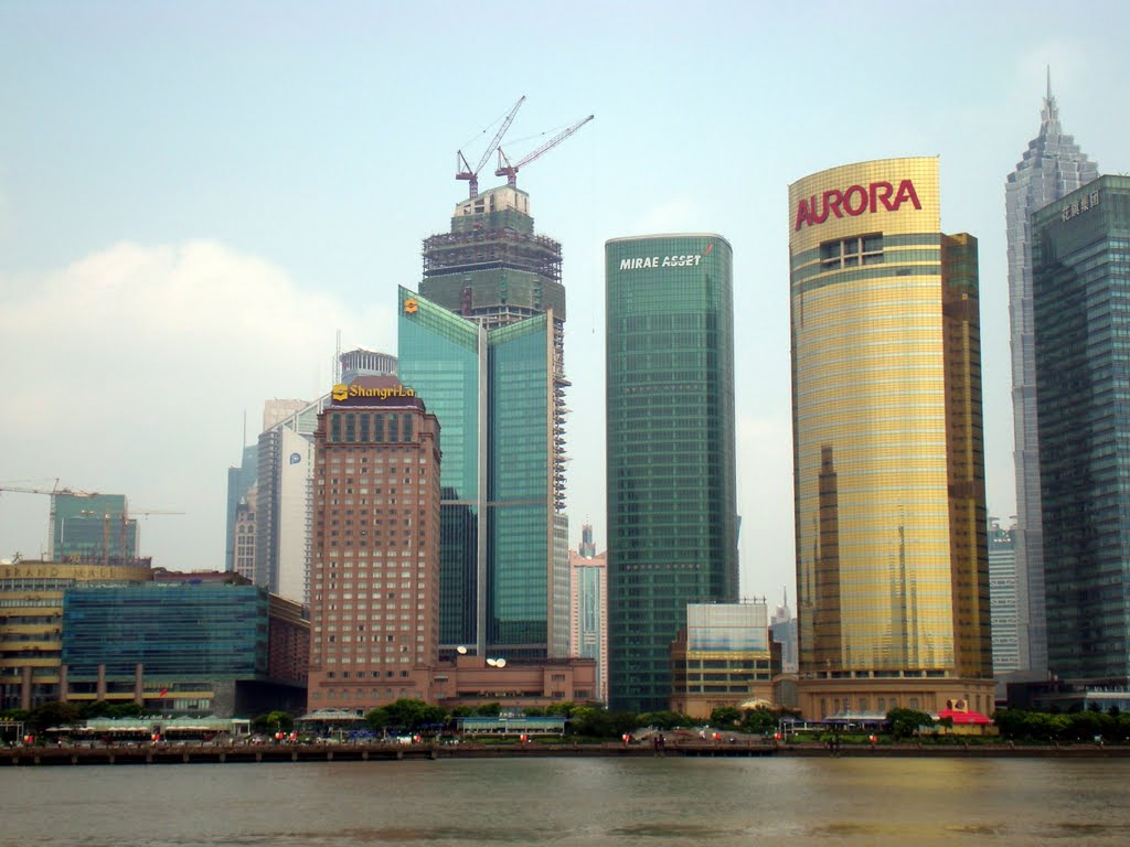 Huangpu River - Pudong - Aurora Plaza by Pimenov Sergey