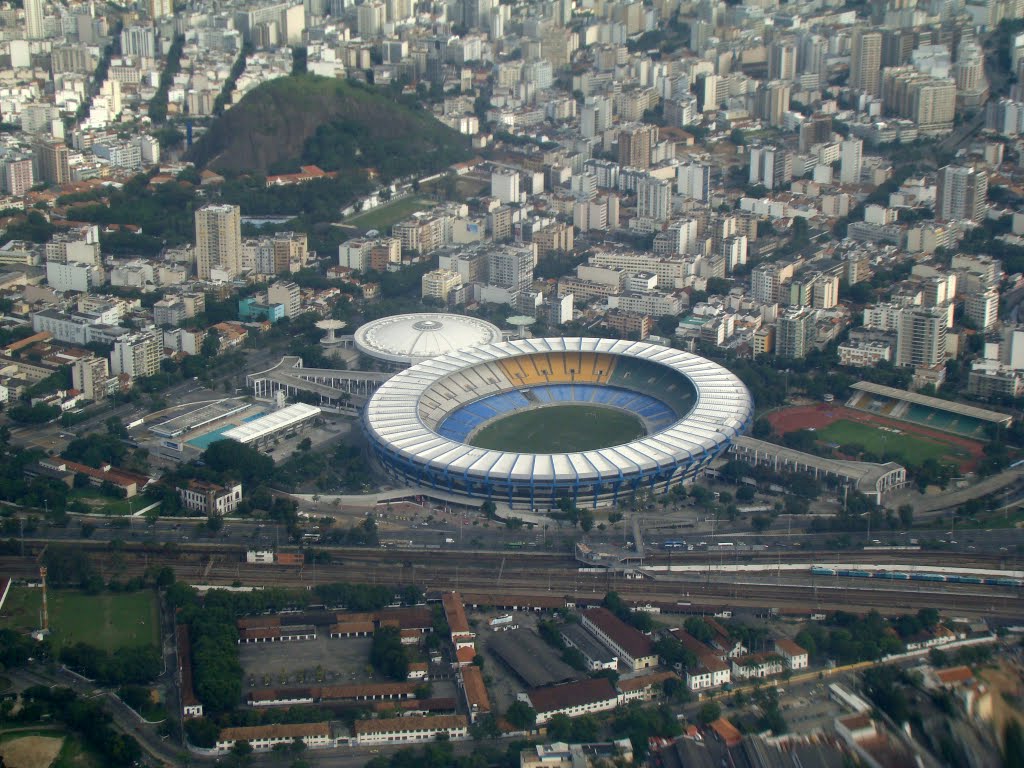 Vista aérea do Maracanã by ADILSON REZENDE-ARS