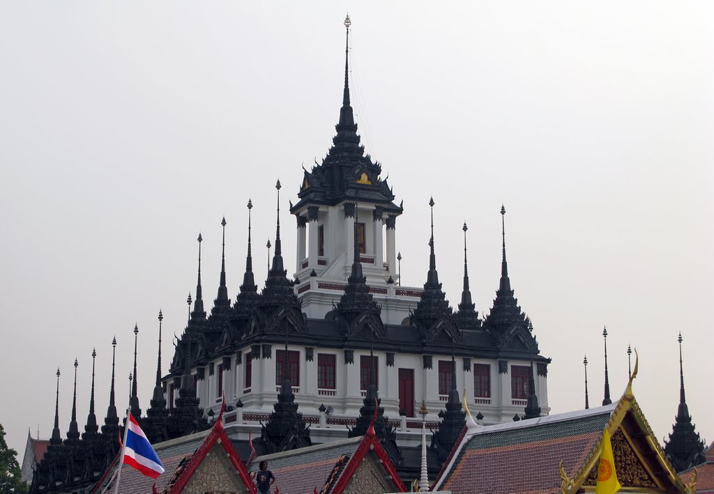 Bangkok, Thailand. Wat Ratchanatdaram. by Eivind Friedricksen