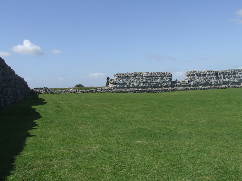 Richborough Roman Fort by Tim Clarke