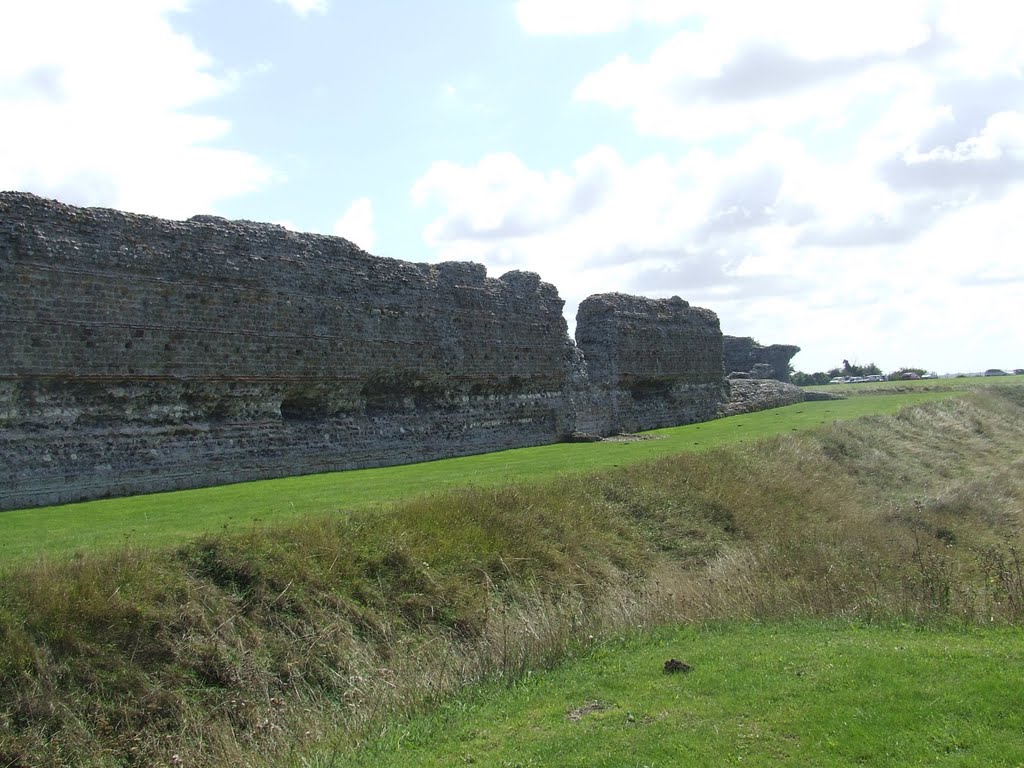 Richborough Roman Fort by Tim Clarke