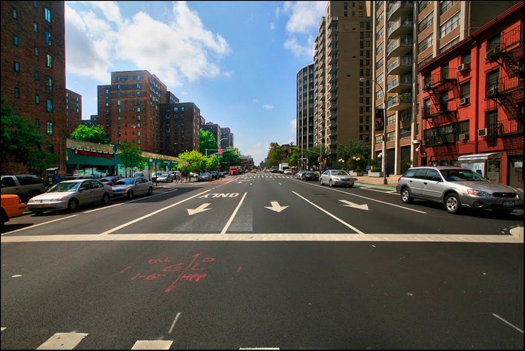 Looking South on First Avenue from 18th Street - NYC - August 2010 by LuciaM