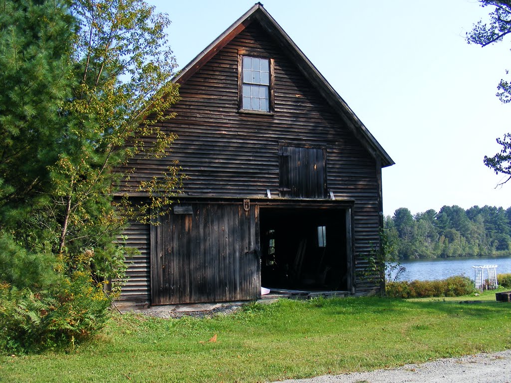 Old barn by the lake. (I love it) by JBTHEMILKER