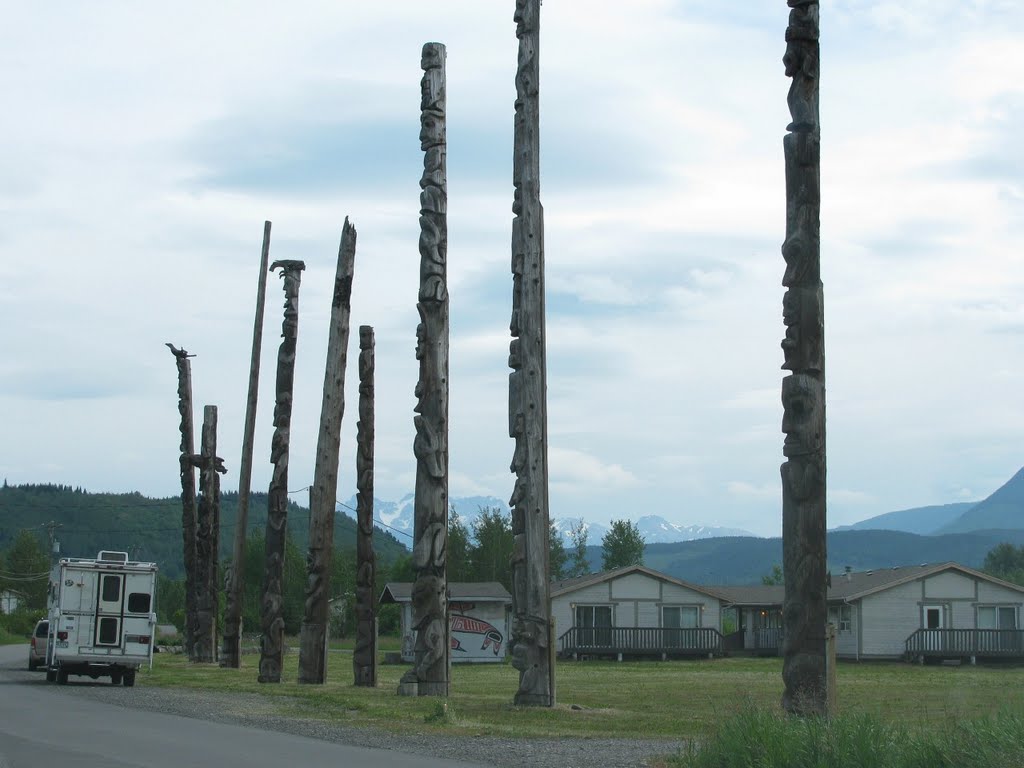 2010-06-22 - Totem Poles at Kitwanga, BC by deanstucker