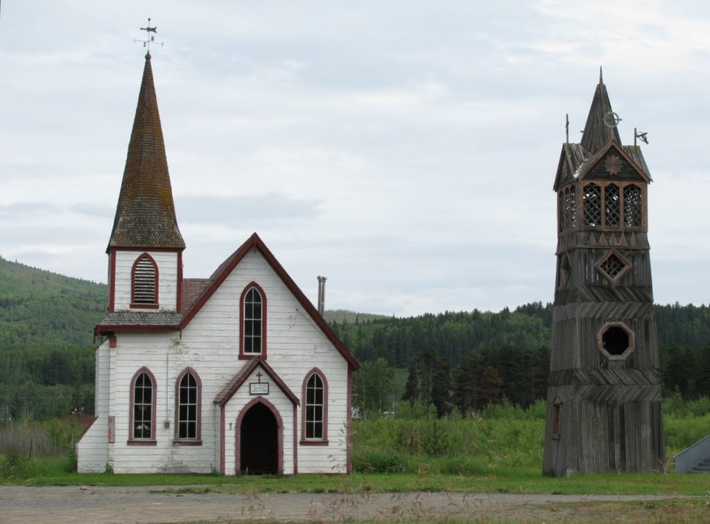 2010-06-22 - Church & Bell Tower at Kitwanga, BC by deanstucker