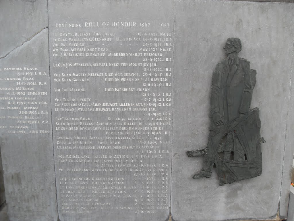 IRA memorial, Milltown Cemetery by Keith Ruffles