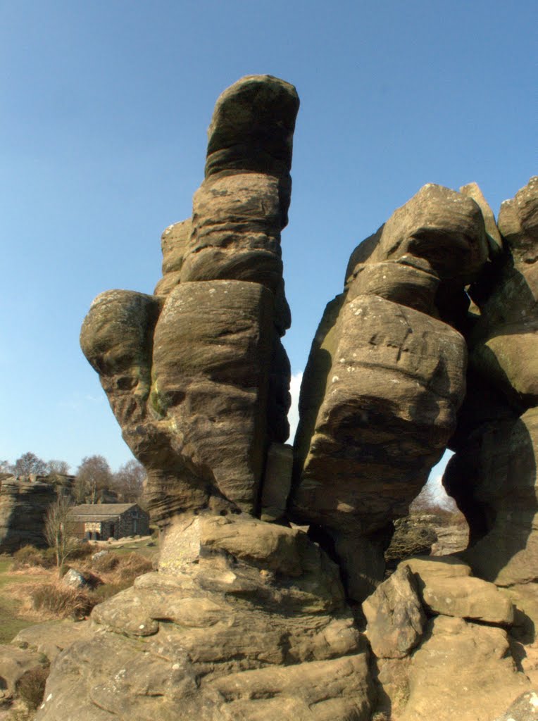 Brimham Rocks Salute by Ricky Barlow